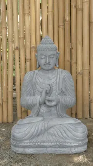 Eshan - Sitzender Buddha Chakra - 68cm - aus Kunststein 